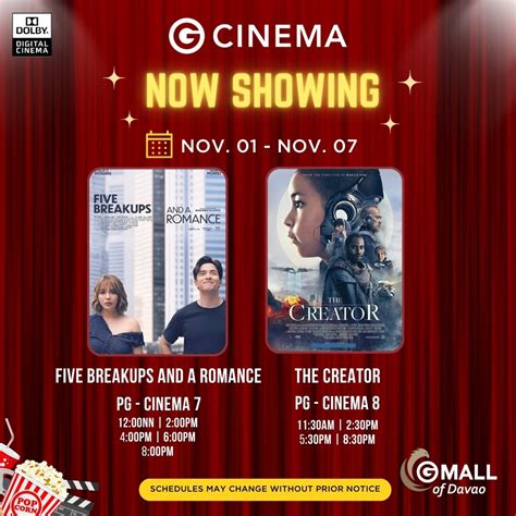 gmall davao cinema schedule|Iba pa.